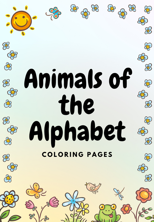 Animals of the Alphabet Coloring Pages