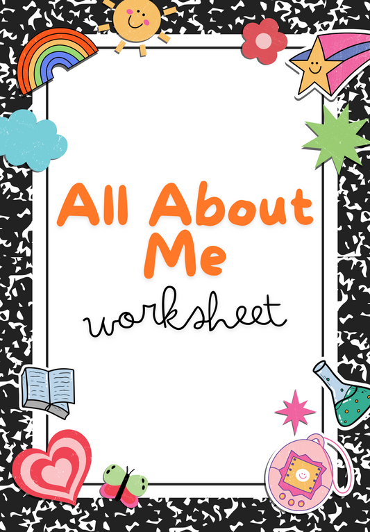 'All About Me' Worksheet